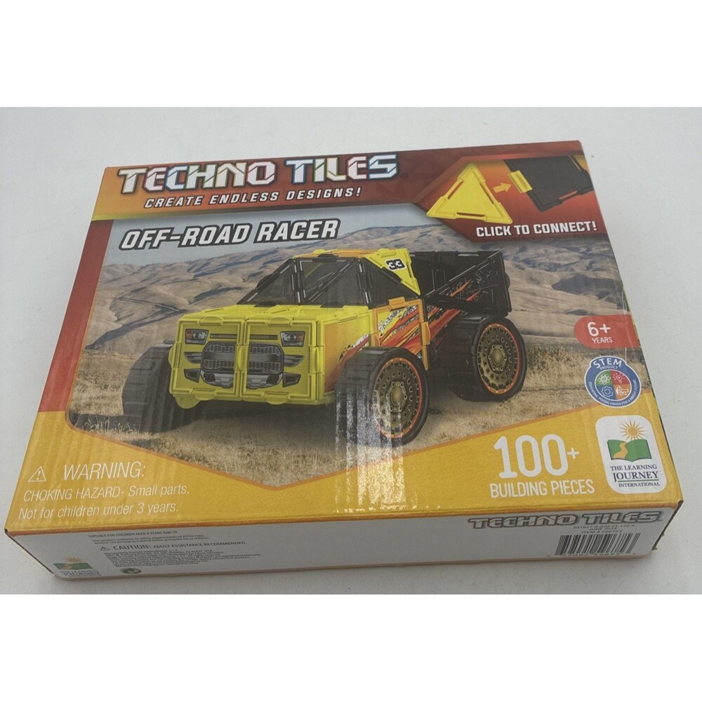 Techno Tiles Muscle Car The Learning Journey - 100+ pcs STEM Building Toy Set